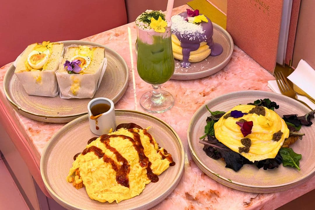 CAJP Japanese Pancakes - fluffy pancakes on display